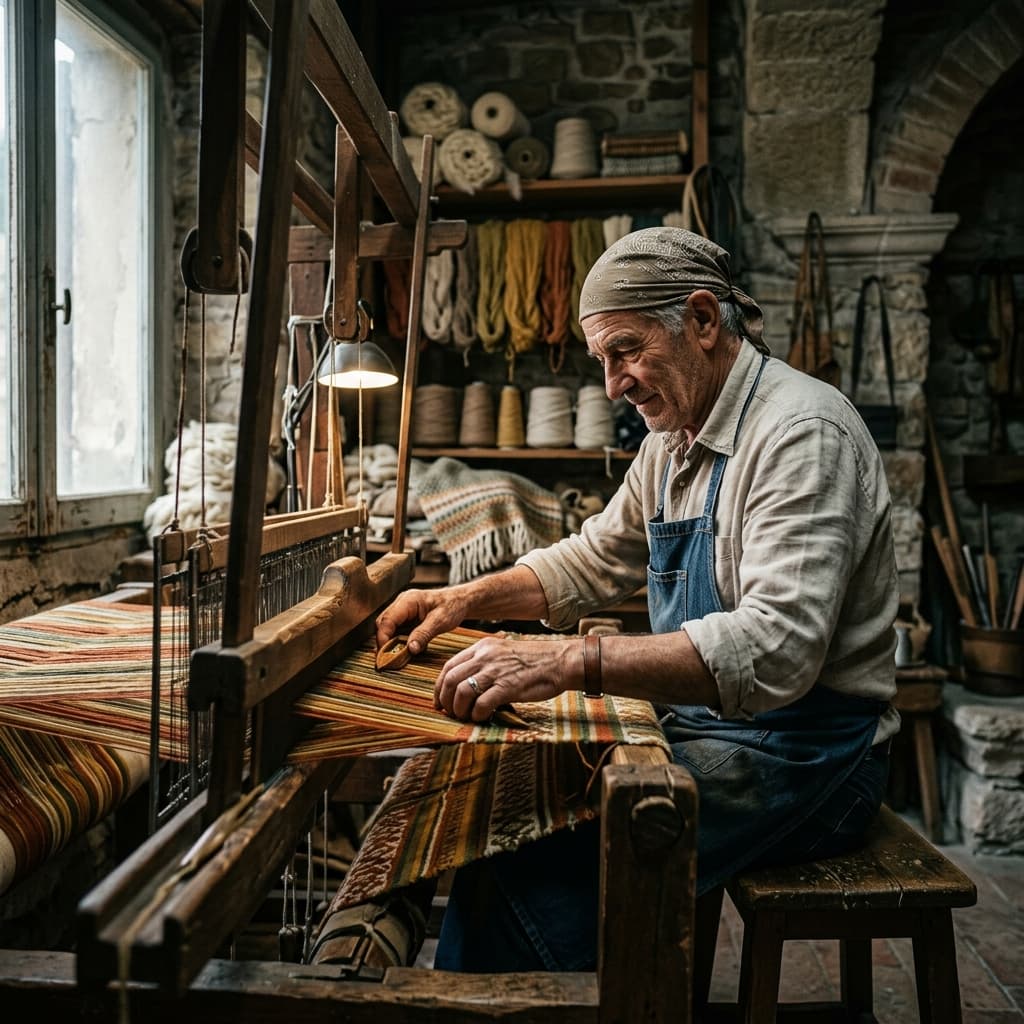 Il telaio che sussurra: antiche trame
